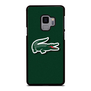 LACOSTE CROCODILE GREEN Samsung Galaxy S9 Case Cover LACOSTE CROCODILE GREEN Samsung Galaxy S9 Case Cover