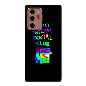 ANTI SOCIAL CLUB UNDEFEATED RAINBOW Samsung Galaxy Note 20 Ultra Case Cover ANTI SOCIAL CLUB UNDEFEATED RAINBOW Samsung Galaxy Note 20 Ultra Case Cover