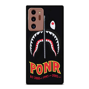 BAPE BATHING APE X PONR Samsung Galaxy Note 20 Ultra Case Cover
