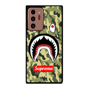BAPE BATHING CAMO SHARK SUPREME Samsung Galaxy Note 20 Ultra Case Cover