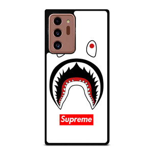 BAPE CAMO SHARK SUPREME WHITE Samsung Galaxy Note 20 Ultra Case Cover