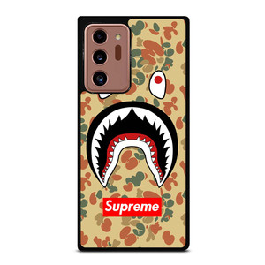 BAPE CAMO SHARK SUPREME Samsung Galaxy Note 20 Ultra Case Cover
