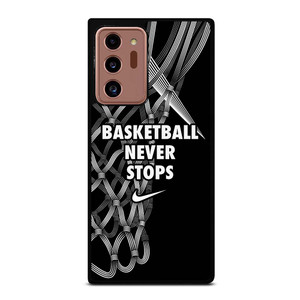 BASKETBALL NEVER STOPS LOGO Samsung Galaxy Note 20 Ultra Case Cover BASKETBALL NEVER STOPS LOGO Samsung Galaxy Note 20 Ultra Case Cover