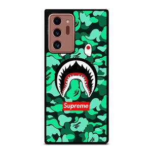 CAMO BATHING APE SUPREME GREEN Samsung Galaxy Note 20 Ultra Case Cover