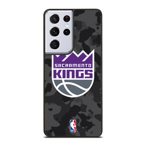 SACRAMENTO KINGS BLACK CAMO Samsung Galaxy S21 Ultra Case Cover