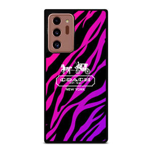 COACH NEW YORK BLACK VIOLET Samsung Galaxy Note 20 Ultra Case Cover COACH NEW YORK BLACK VIOLET Samsung Galaxy Note 20 Ultra Case Cover