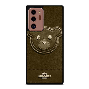 COACH NEW YORK BROWN BEAR Samsung Galaxy Note 20 Ultra Case Cover