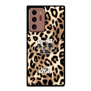 COACH NEW YORK PINK NATION LEPOARD Samsung Galaxy Note 20 Ultra Case Cover