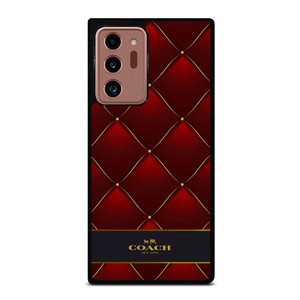 COACH NEW YORK RED GOLD Samsung Galaxy Note 20 Ultra Case Cover