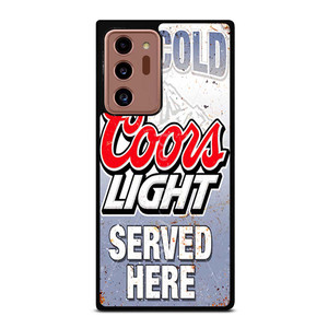 COORS LIGHT BEER ICE GOLD Samsung Galaxy Note 20 Ultra Case Cover COORS LIGHT BEER ICE GOLD Samsung Galaxy Note 20 Ultra Case Cover