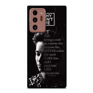 CORBYN BESSON WHY DON'T WE QUOTE Samsung Galaxy Note 20 Ultra Case Cover CORBYN BESSON WHY DON'T WE QUOTE Samsung Galaxy Note 20 Ultra Case Cover