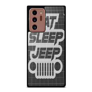 EAT SLEEP JEEP LOGO Samsung Galaxy Note 20 Ultra Case Cover EAT SLEEP JEEP LOGO Samsung Galaxy Note 20 Ultra Case Cover