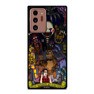 FIVE NIGHTS AT FREDDY'S ALL CHARACTERS Samsung Galaxy Note 20 Ultra Case Cover FIVE NIGHTS AT FREDDY'S ALL CHARACTERS Samsung Galaxy Note 20 Ultra Case Cover