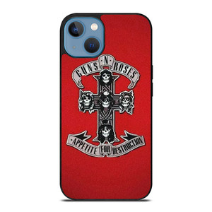GUNS N ROSES ROCK BAND RED iPhone 13 Case Cover