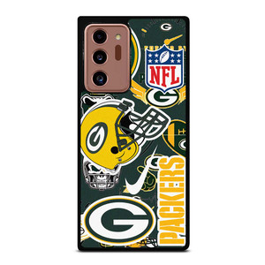 GREEN BAY PACKERS NFL STICKER BOMB Samsung Galaxy Note 20 Ultra Case Cover