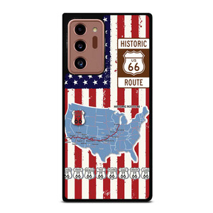 HISTORICAL ROUTE 66 USA FLAG Samsung Galaxy Note 20 Ultra Case Cover