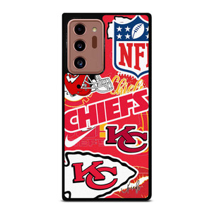 KANSAS CITY CHIEFS NFL STICKER BOMB Samsung Galaxy Note 20 Ultra Case Cover