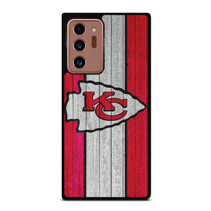 KANSAS CITY CHIEFS WOODEN LOGO Samsung Galaxy Note 20 Ultra Case Cover