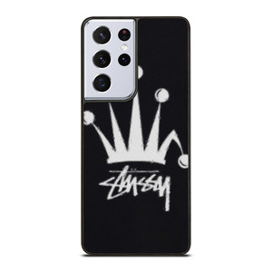 STUSSY FUZZY REGAL CROWN Samsung Galaxy S21 Ultra Case Cover