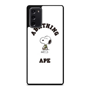 A BATHING APE BAPE SNOOPY Samsung Galaxy Note 20 Case Cover A BATHING APE BAPE SNOOPY Samsung Galaxy Note 20 Case Cover