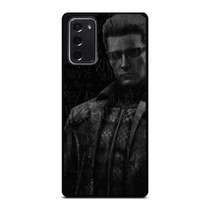 ALBERT WESKER RESIDENT EVIL GAMES Samsung Galaxy Note 20 Case Cover ALBERT WESKER RESIDENT EVIL GAMES Samsung Galaxy Note 20 Case Cover
