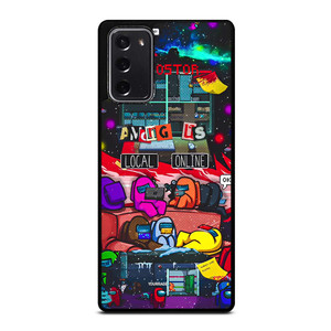 AMONG US LOCAL ONLINE Samsung Galaxy Note 20 Case Cover AMONG US LOCAL ONLINE Samsung Galaxy Note 20 Case Cover