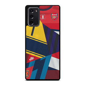 ARSENAL FC RETRO JERSEY COLLAGE Samsung Galaxy Note 20 Case Cover ARSENAL FC RETRO JERSEY COLLAGE Samsung Galaxy Note 20 Case Cover