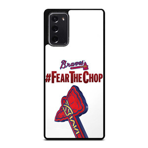 ATLANTA BRAVES FEAR CHOP SLOGAN Samsung Galaxy Note 20 Case Cover ATLANTA BRAVES FEAR CHOP SLOGAN Samsung Galaxy Note 20 Case Cover