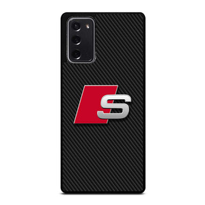AUDI S CARBON LOGO Samsung Galaxy Note 20 Case Cover AUDI S CARBON LOGO Samsung Galaxy Note 20 Case Cover