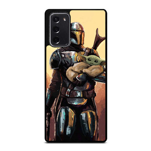BABY YODA AND THE MANDALORIAN STAR WARS ART Samsung Galaxy Note 20 Case Cover BABY YODA AND THE MANDALORIAN STAR WARS ART Samsung Galaxy Note 20 Case Cover