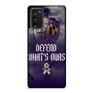 BALTIMORE RAVENS DEFEND WHATS OURS Samsung Galaxy Note 20 Case Cover BALTIMORE RAVENS DEFEND WHATS OURS Samsung Galaxy Note 20 Case Cover