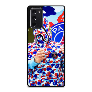 BAPE CAMO PARIS SAINT GERMAIN Samsung Galaxy Note 20 Case Cover BAPE CAMO PARIS SAINT GERMAIN Samsung Galaxy Note 20 Case Cover