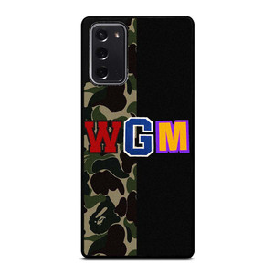 BAPE WGM CAMO Samsung Galaxy Note 20 Case Cover BAPE WGM CAMO Samsung Galaxy Note 20 Case Cover