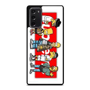 BART SIMPSON X SUPREME LOGO Samsung Galaxy Note 20 Case Cover BART SIMPSON X SUPREME LOGO Samsung Galaxy Note 20 Case Cover