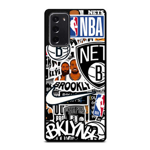 BROOKLYN NETS NBA STICKER BOMB Samsung Galaxy Note 20 Case Cover BROOKLYN NETS NBA STICKER BOMB Samsung Galaxy Note 20 Case Cover