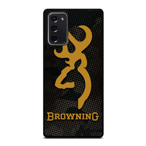 BROWNING ARMS CAMO CARBON Samsung Galaxy Note 20 Case Cover