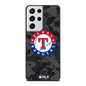 TEXAS RANGERS BASEBALL BLACK CAMO Samsung Galaxy S21 Ultra Case Cover