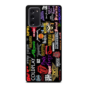 CLASSIC ROCK BAND COLLAGE Samsung Galaxy Note 20 Case Cover CLASSIC ROCK BAND COLLAGE Samsung Galaxy Note 20 Case Cover