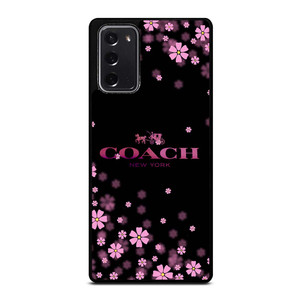 COACH FLOWERS PURPLE Samsung Galaxy Note 20 Case Cover COACH FLOWERS PURPLE Samsung Galaxy Note 20 Case Cover