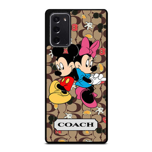 COACH MICKEY MINNIE MOUSE LOVE Samsung Galaxy Note 20 Case Cover COACH MICKEY MINNIE MOUSE LOVE Samsung Galaxy Note 20 Case Cover