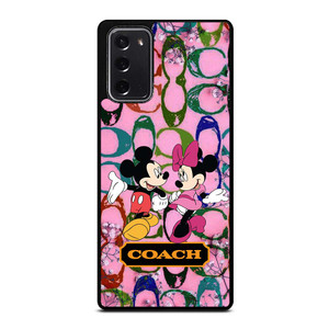 COACH MICKEY MINNIE MOUSE Samsung Galaxy Note 20 Case Cover COACH MICKEY MINNIE MOUSE Samsung Galaxy Note 20 Case Cover