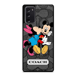 COACH MINNIE MICKEY MOUSE KISS Samsung Galaxy Note 20 Case Cover COACH MINNIE MICKEY MOUSE KISS Samsung Galaxy Note 20 Case Cover
