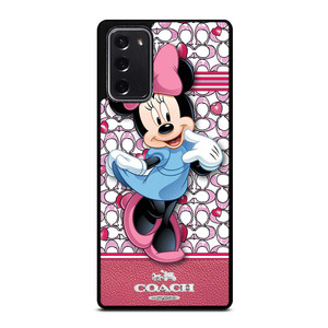 COACH MINNIE MOUSE PINK PATTERN Samsung Galaxy Note 20 Case Cover COACH MINNIE MOUSE PINK PATTERN Samsung Galaxy Note 20 Case Cover