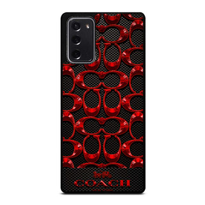 COACH NEW YORK CARBON Samsung Galaxy Note 20 Case Cover COACH NEW YORK CARBON Samsung Galaxy Note 20 Case Cover