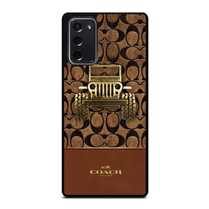 COACH NEW YORK JEEP Samsung Galaxy Note 20 Case Cover COACH NEW YORK JEEP Samsung Galaxy Note 20 Case Cover