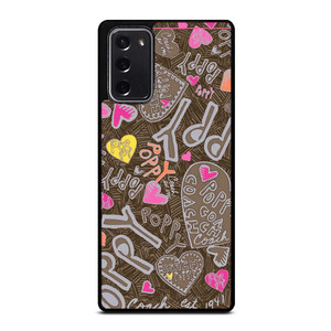 COACH NEW YORK NEW POOPY Samsung Galaxy Note 20 Case Cover COACH NEW YORK NEW POOPY Samsung Galaxy Note 20 Case Cover
