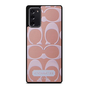 COACH NEW YORK PINK PATTERN Samsung Galaxy Note 20 Case Cover