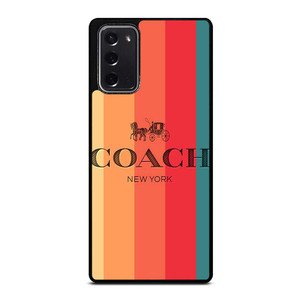 COACH NEW YORK STRIPES 2 Samsung Galaxy Note 20 Case Cover COACH NEW YORK STRIPES 2 Samsung Galaxy Note 20 Case Cover