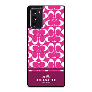 COACH PINK NEW YORK Samsung Galaxy Note 20 Case Cover