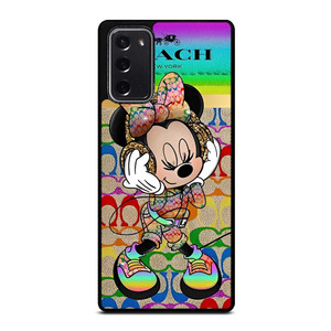 COACH RAINBOW MICKEY Samsung Galaxy Note 20 Case Cover COACH RAINBOW MICKEY Samsung Galaxy Note 20 Case Cover
